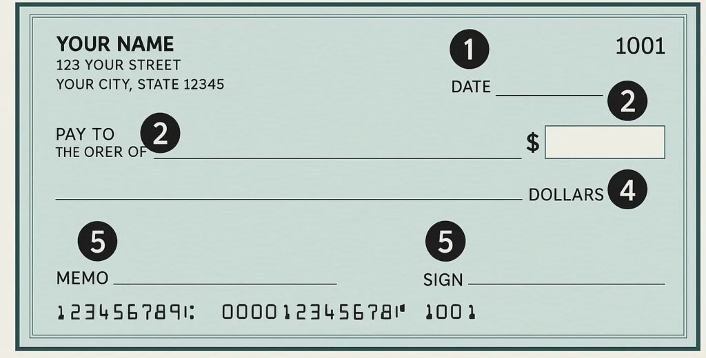 how do you write checks, how do you write a check, how to complete a cheque