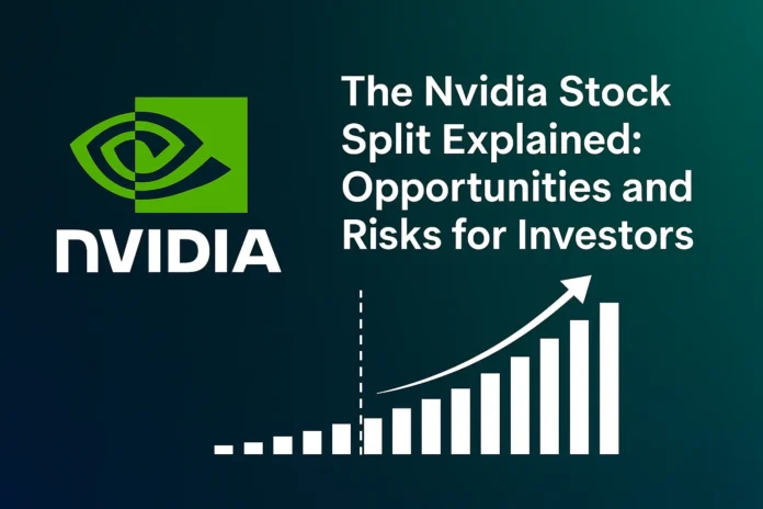 Nvidia stock split overview highlighting investment opportunities and associated risks for potential investors.