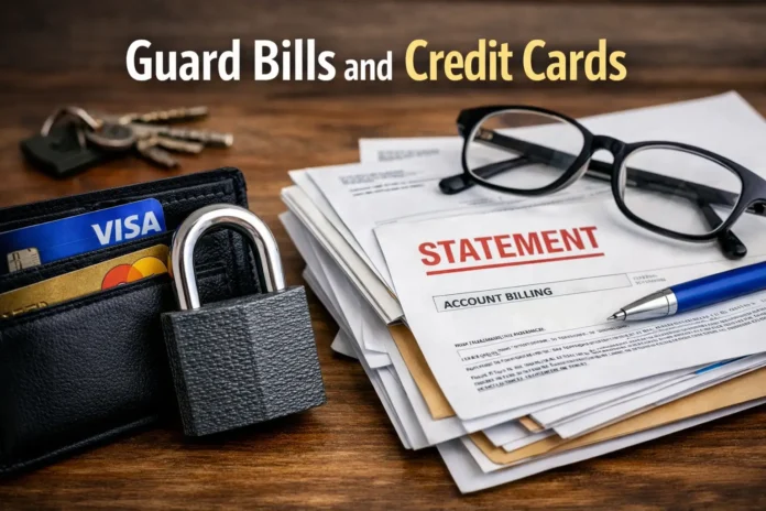 Guard bills and credit cards